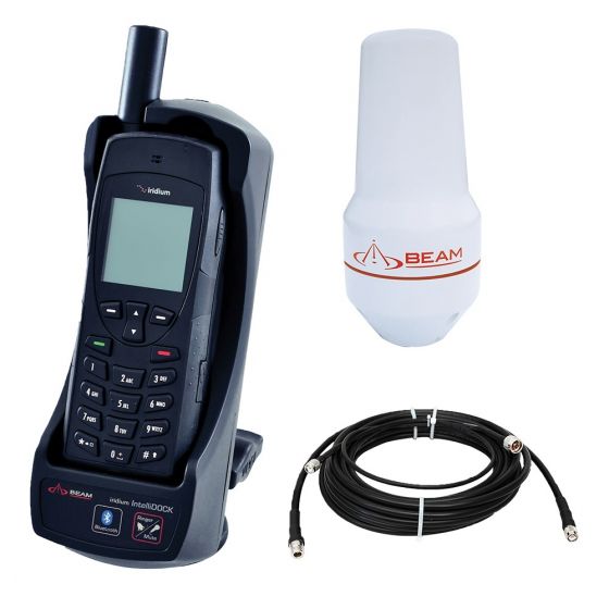 Telefon Satelit Iridium 9555N + Rasuk IntelliDOCK + Antena Tetap Iridium